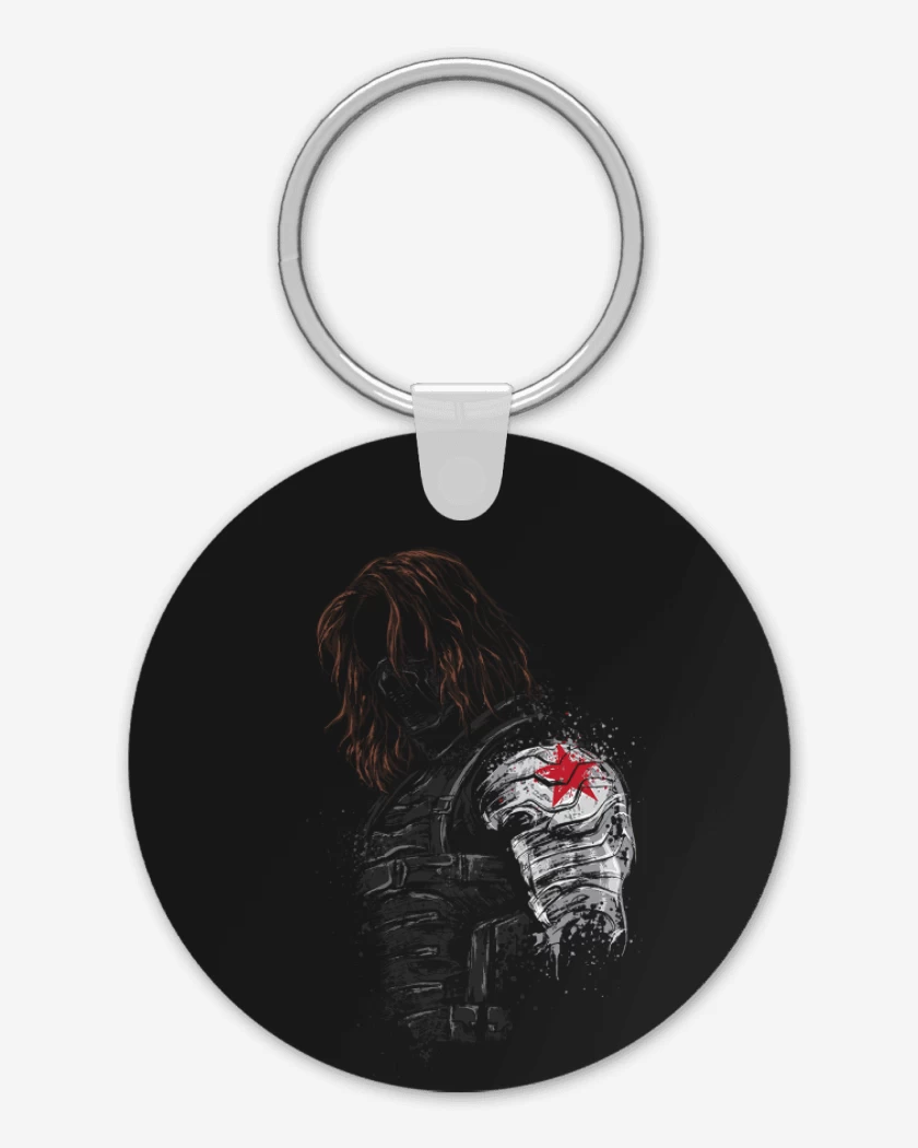 Llavero Negro de Winter soldier