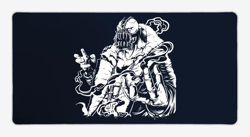 Mouse pad Gamer Azul Marino de Pelao enojao