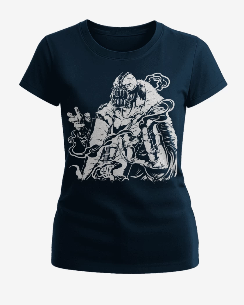 Polera de Mujer Azul Marino de Pelao enojao