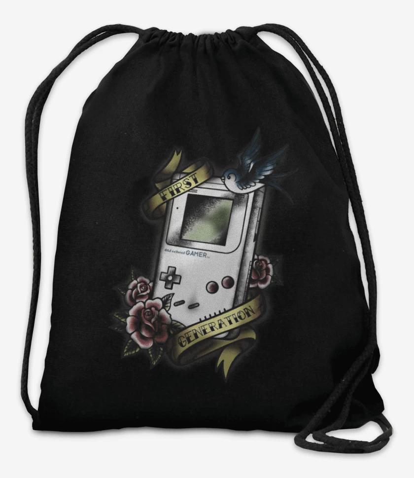 Mochila Negro de Old school gamers