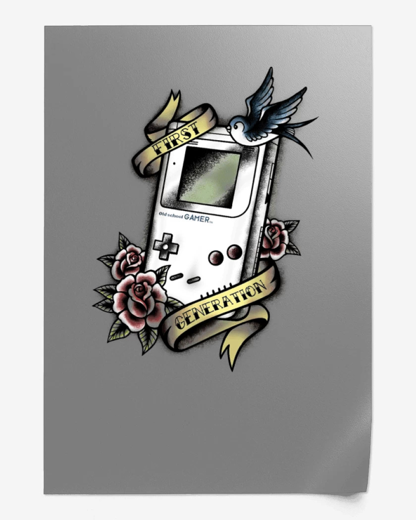 Print Old school gamers