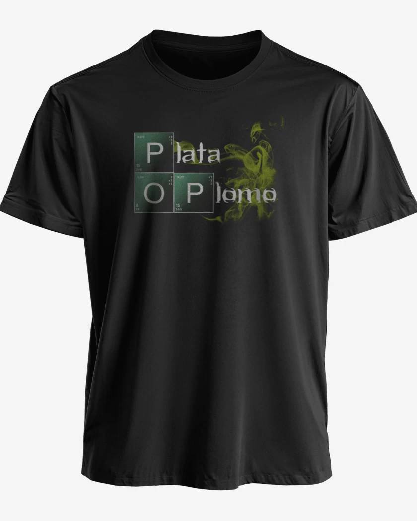 Polera Plata o plomo