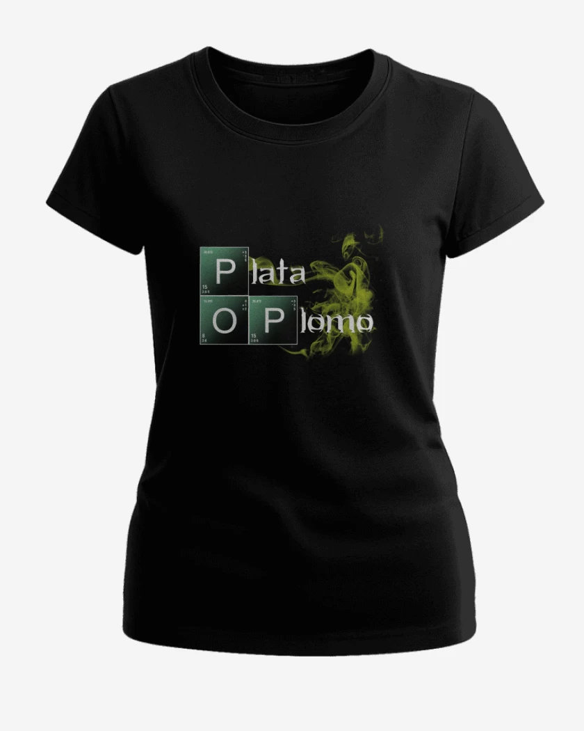 Polera de Mujer Negro de Plata o plomo