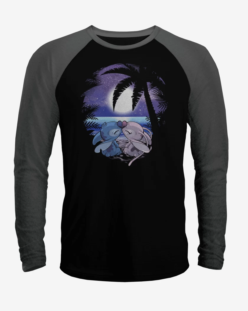 Polera Raglan Love stitch