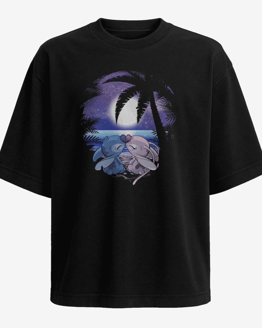 Polera Oversize Love stitch