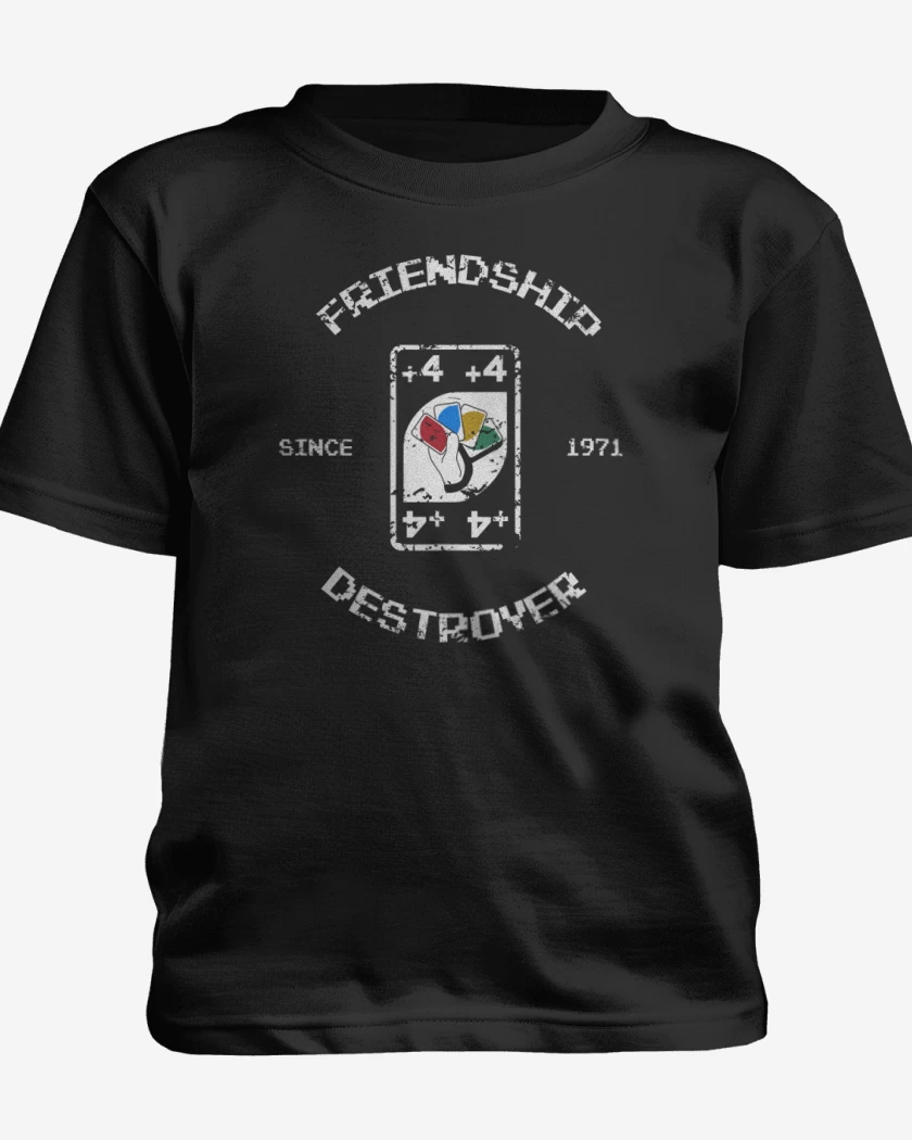 Polera de niño Negro de friendhip destroyer