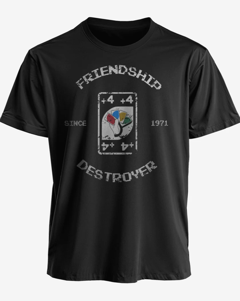 Polera Negro de friendhip destroyer