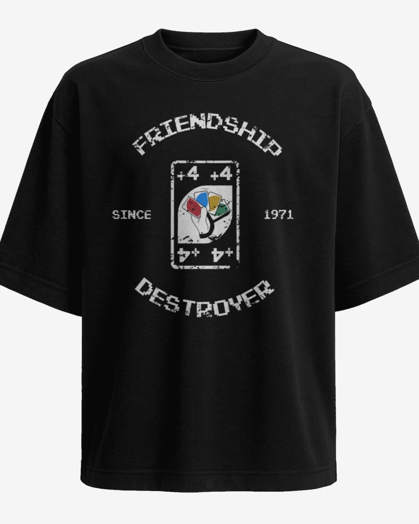 Polera Oversize friendhip destroyer