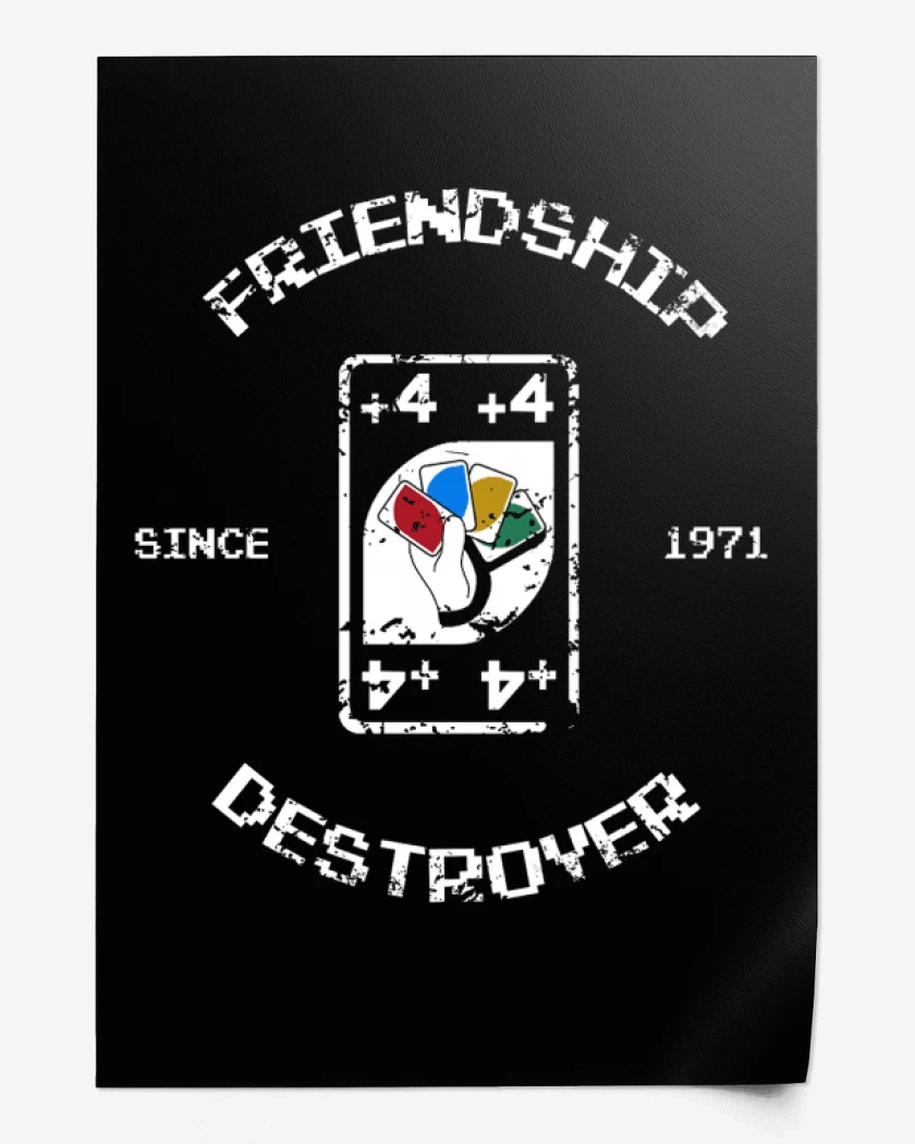 Print Negro de friendhip destroyer