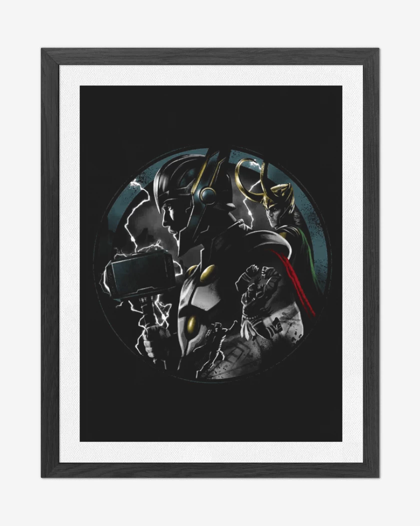 Cuadro decorativo Negro de Thor ragnarok 3