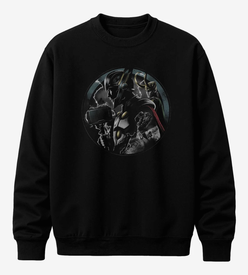 Poleron polo Negro de Thor ragnarok 3