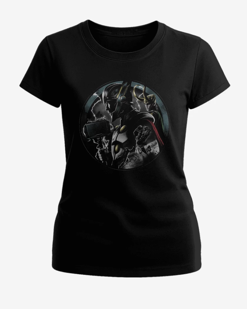 Polera de Mujer Negro de Thor ragnarok 3