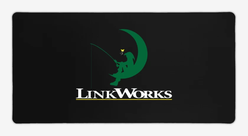 Mouse pad Gamer Negro de Link works 