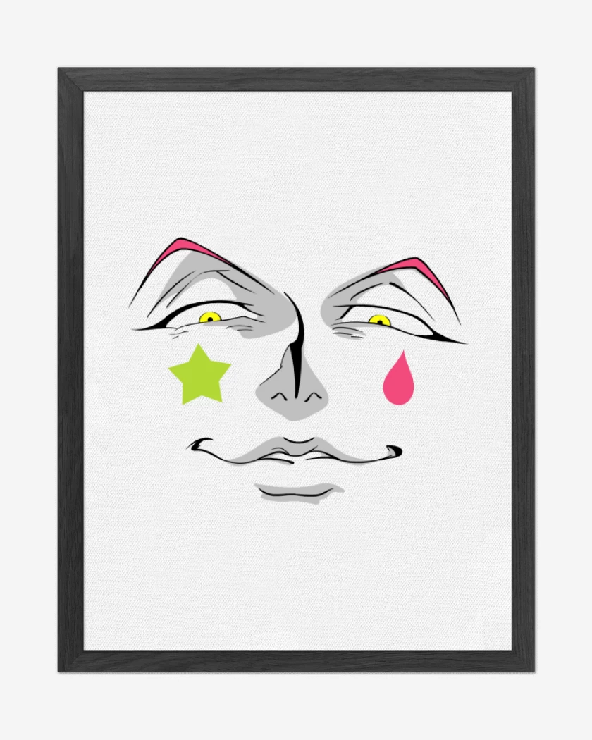 Cuadro decorativo Blanco de Hisoka 2