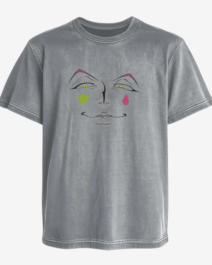 Polera desgastada Gris Melange de Hisoka 2