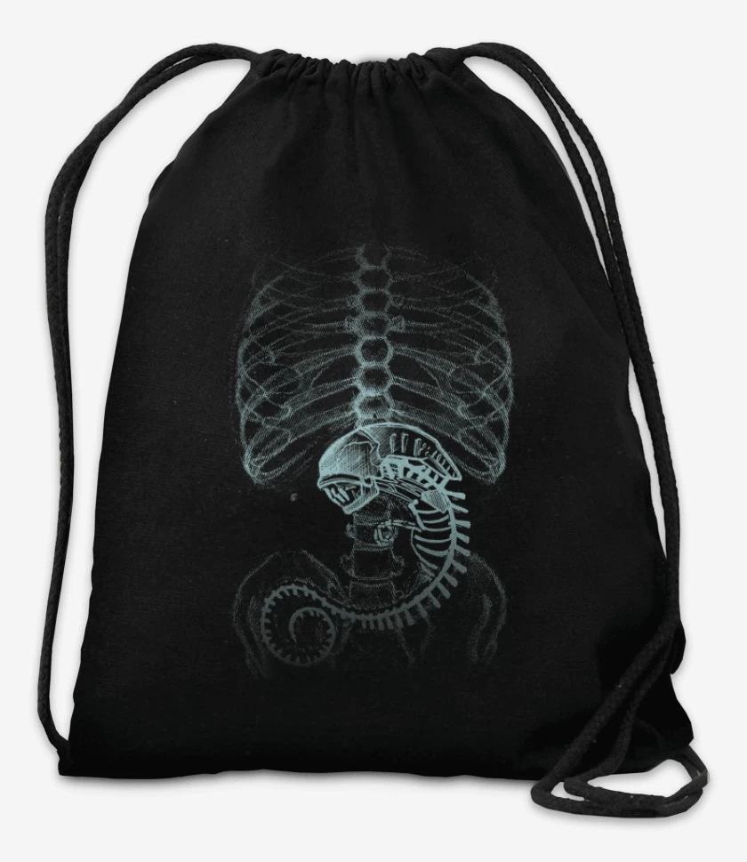 Mochila Negro de Veintre alien
