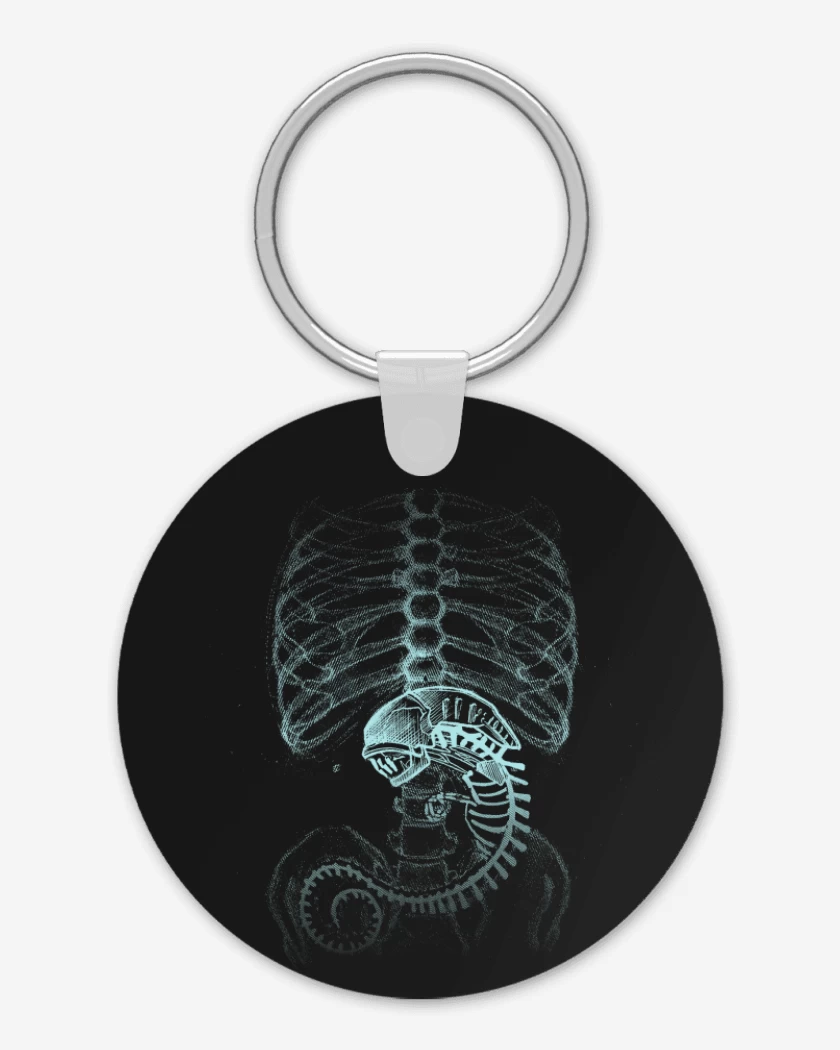 Llavero Negro de Veintre alien