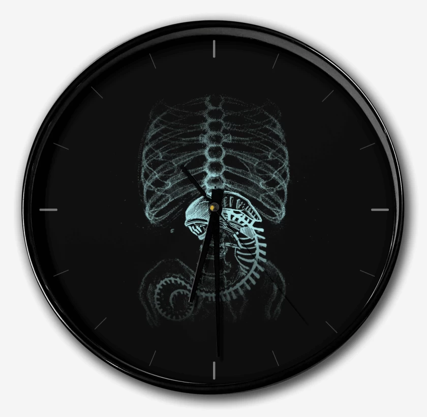 Reloj Negro de Veintre alien