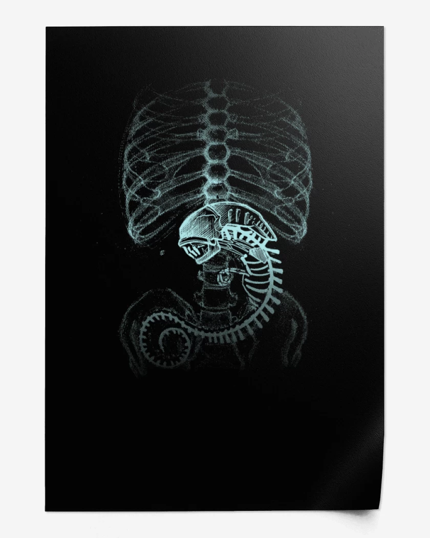 Print Veintre alien