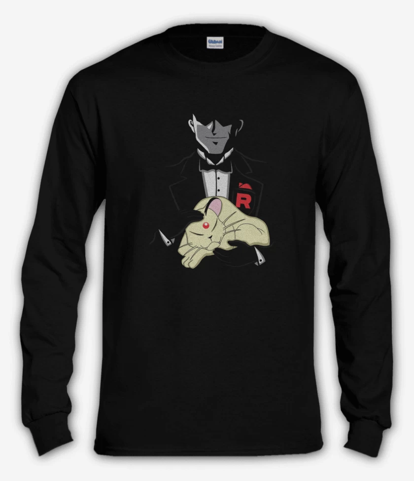 Polera manga larga Negro de Giovanni