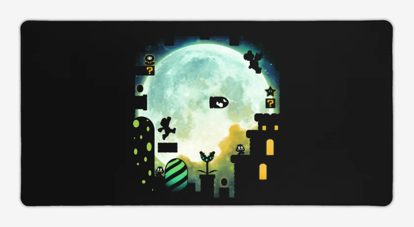 Mouse pad Gamer Super bigote full color