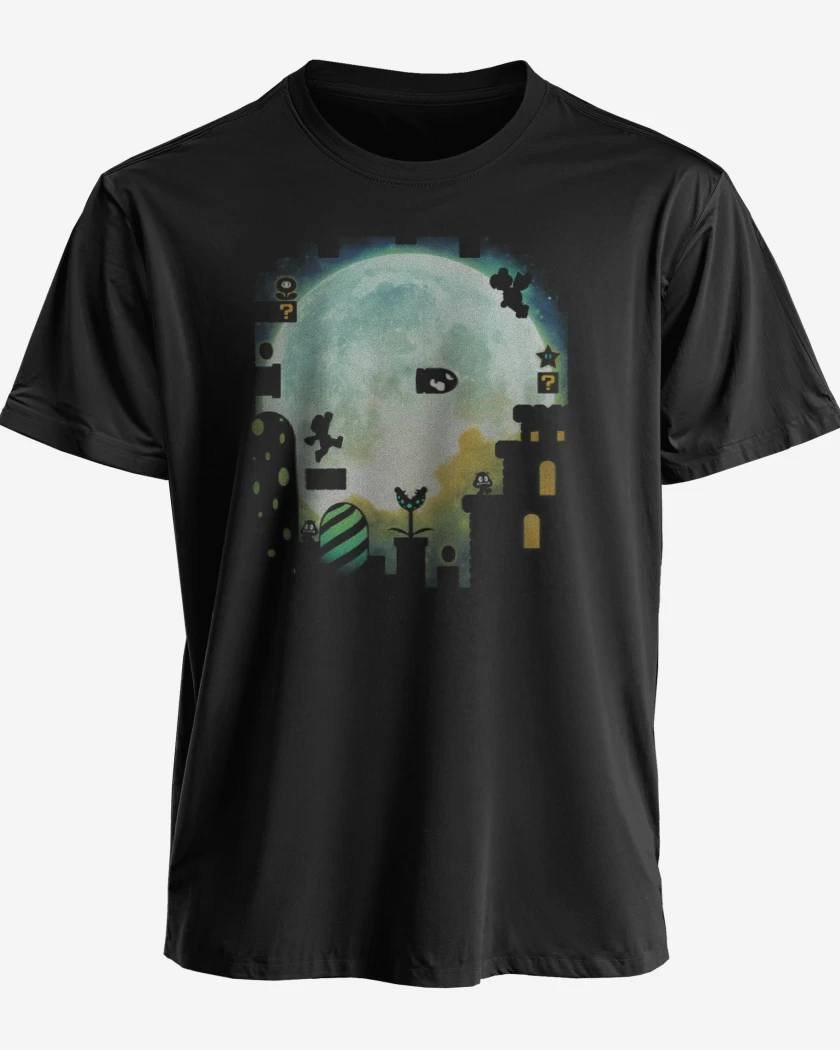 Polera Super bigote full color