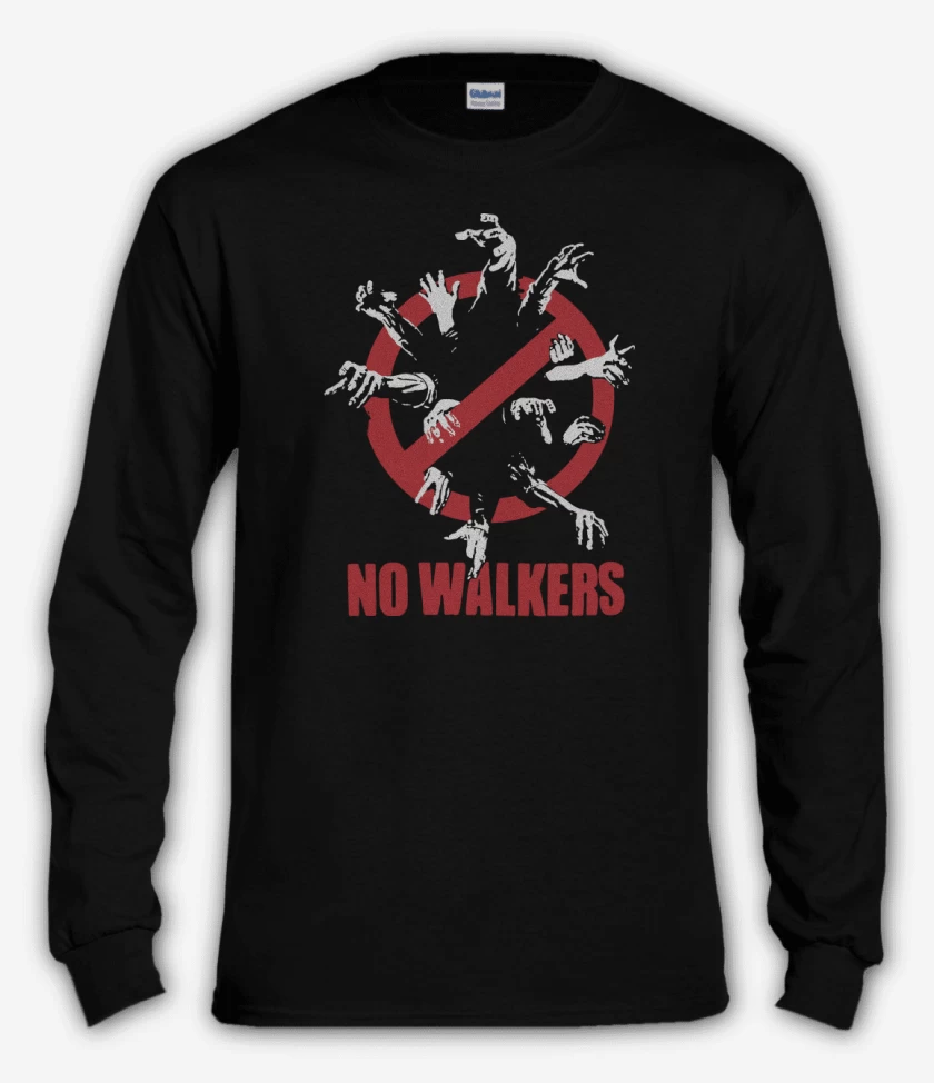 Polera manga larga Negro de No Walkers