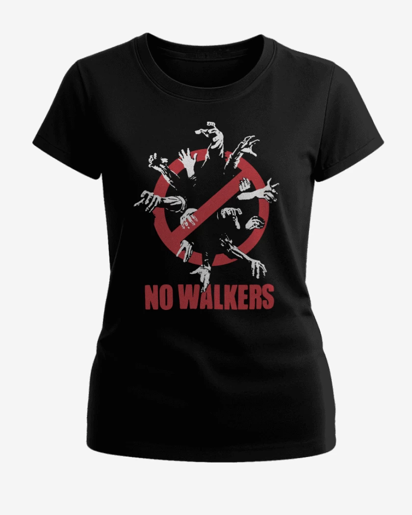 Polera de Mujer Negro de No Walkers