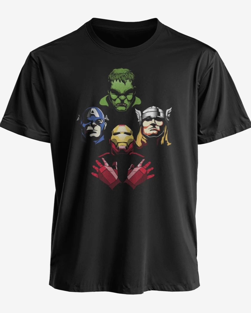 Polera premium Negro de Rhapsody marvel