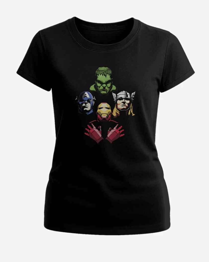 Polera de Mujer Negro de Rhapsody marvel