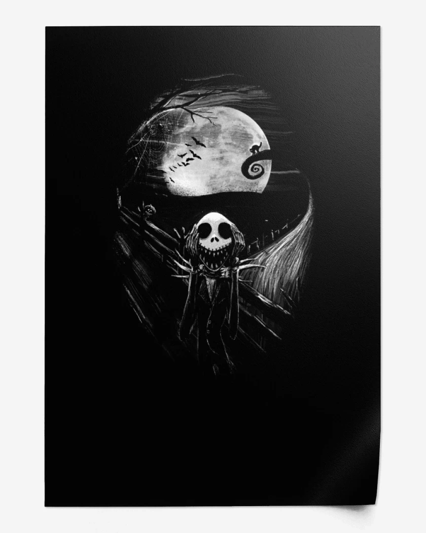 Print Negro de Scream jack