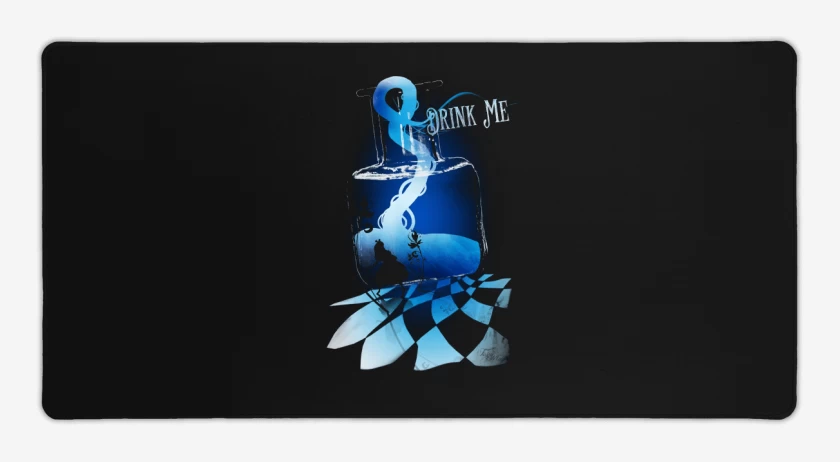 Mouse pad Gamer Negro de Drink me 