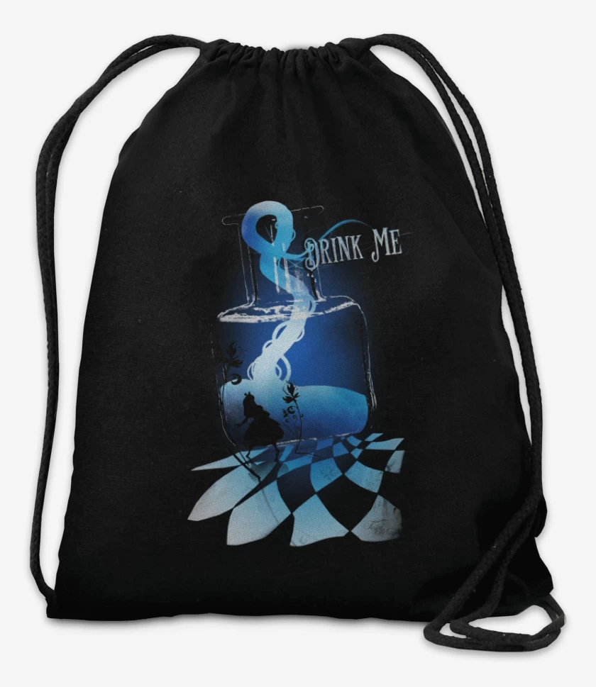 Mochila Negro de Drink me 