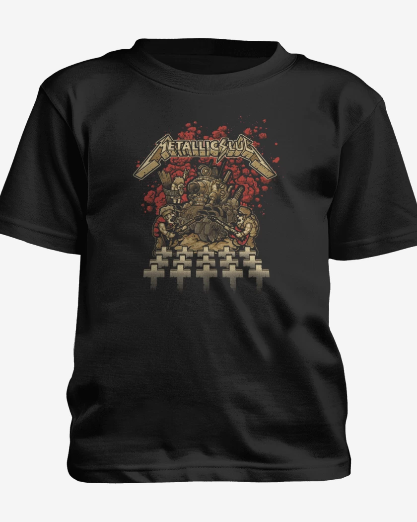 Polera de niño Negro de Metallic slug