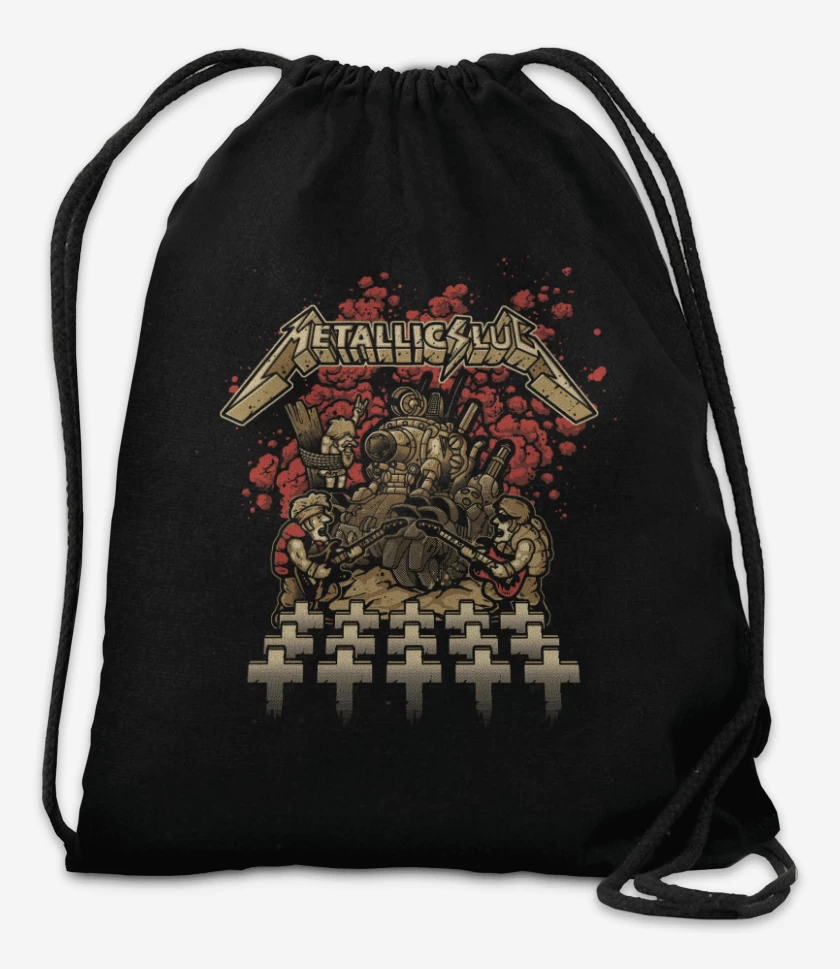 Mochila Negro de Metallic slug
