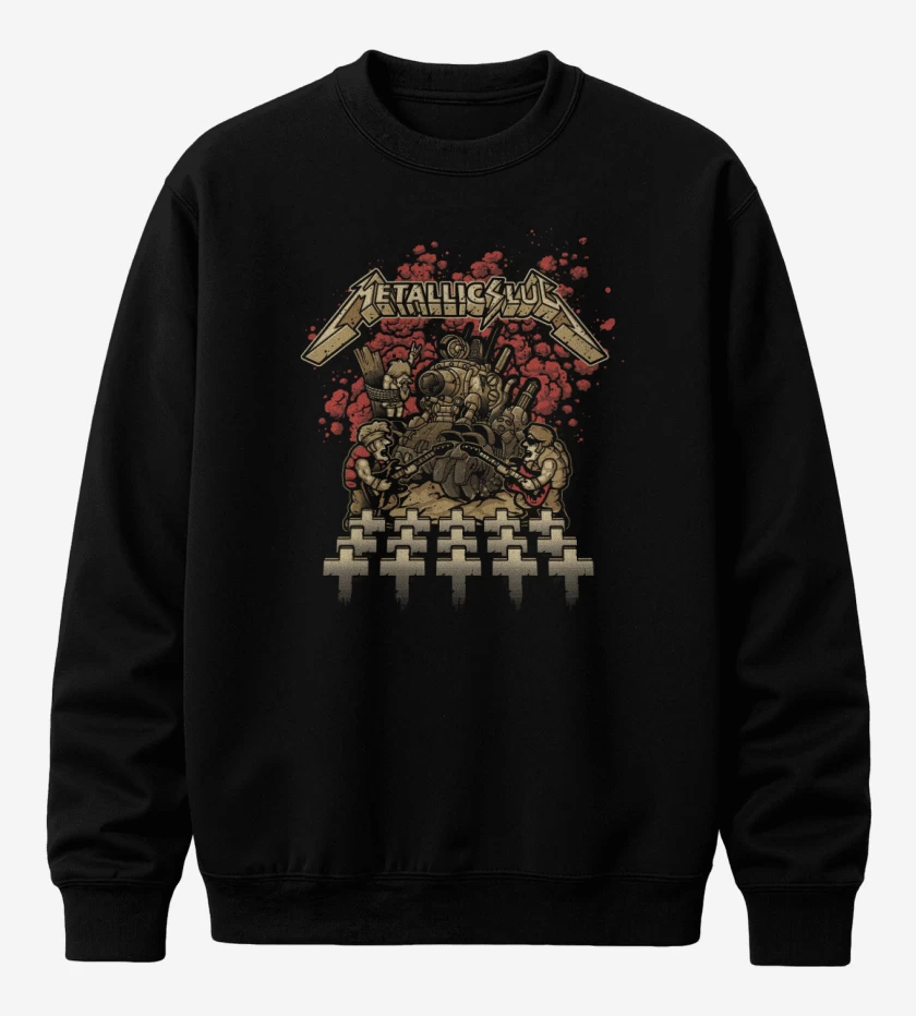 Poleron polo Negro de Metallic slug