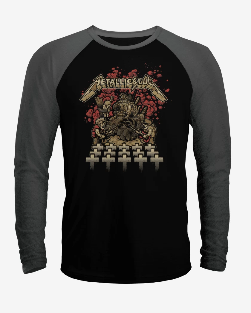 Polera Raglan Metallic slug