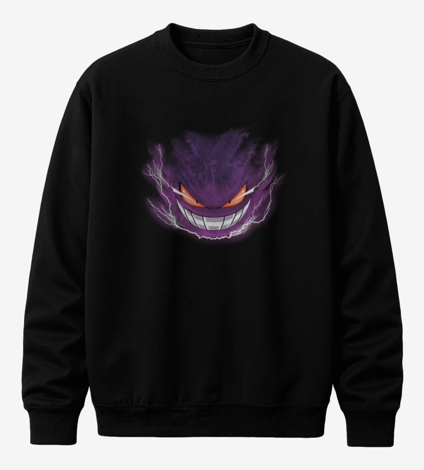 Poleron polo Negro de Gengar 3