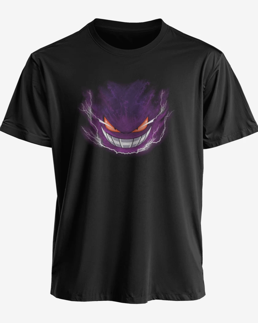 Polera premium Negro de Gengar 3