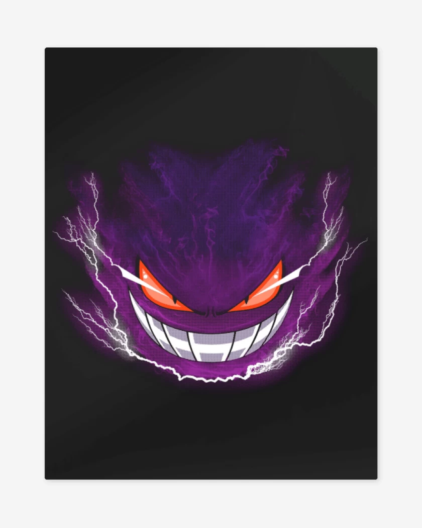 Print metalico Negro de Gengar 3