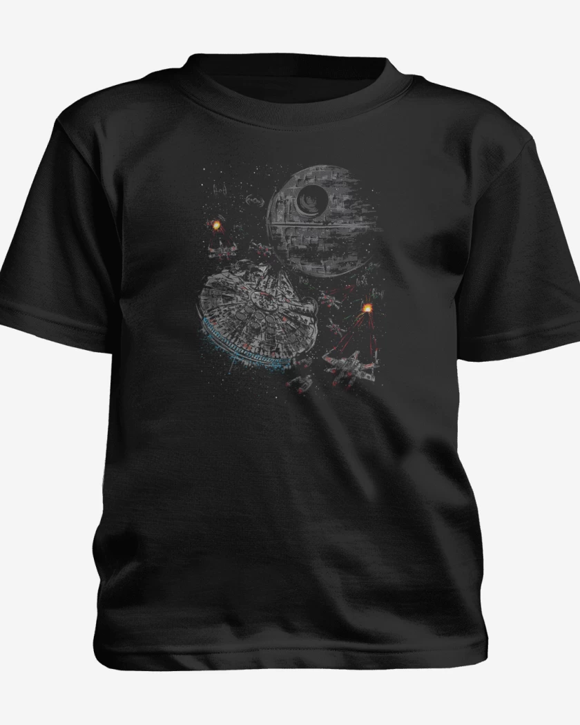 Polera de niño Negro de Star wars 3 