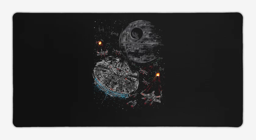 Mouse pad Gamer Negro de Star wars 3 