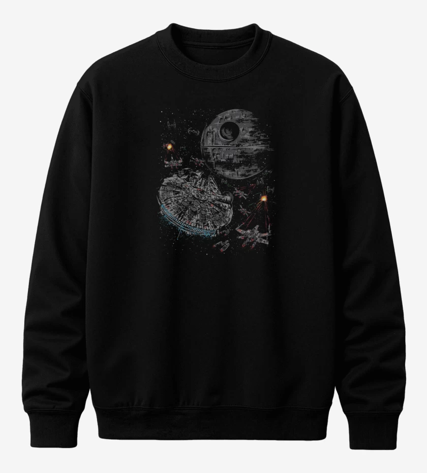 Poleron polo Negro de Star wars 3 