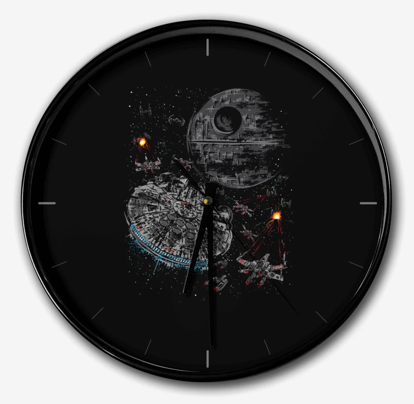 Reloj Negro de Star wars 3 