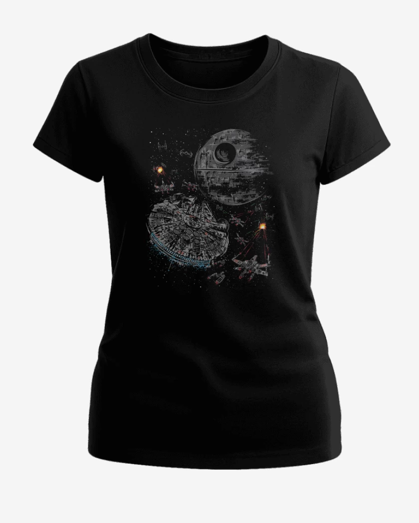 Polera de Mujer Negro de Star wars 3 