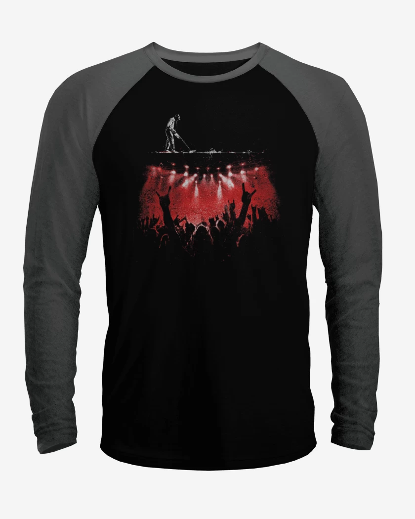 Polera Raglan Buscando metal 
