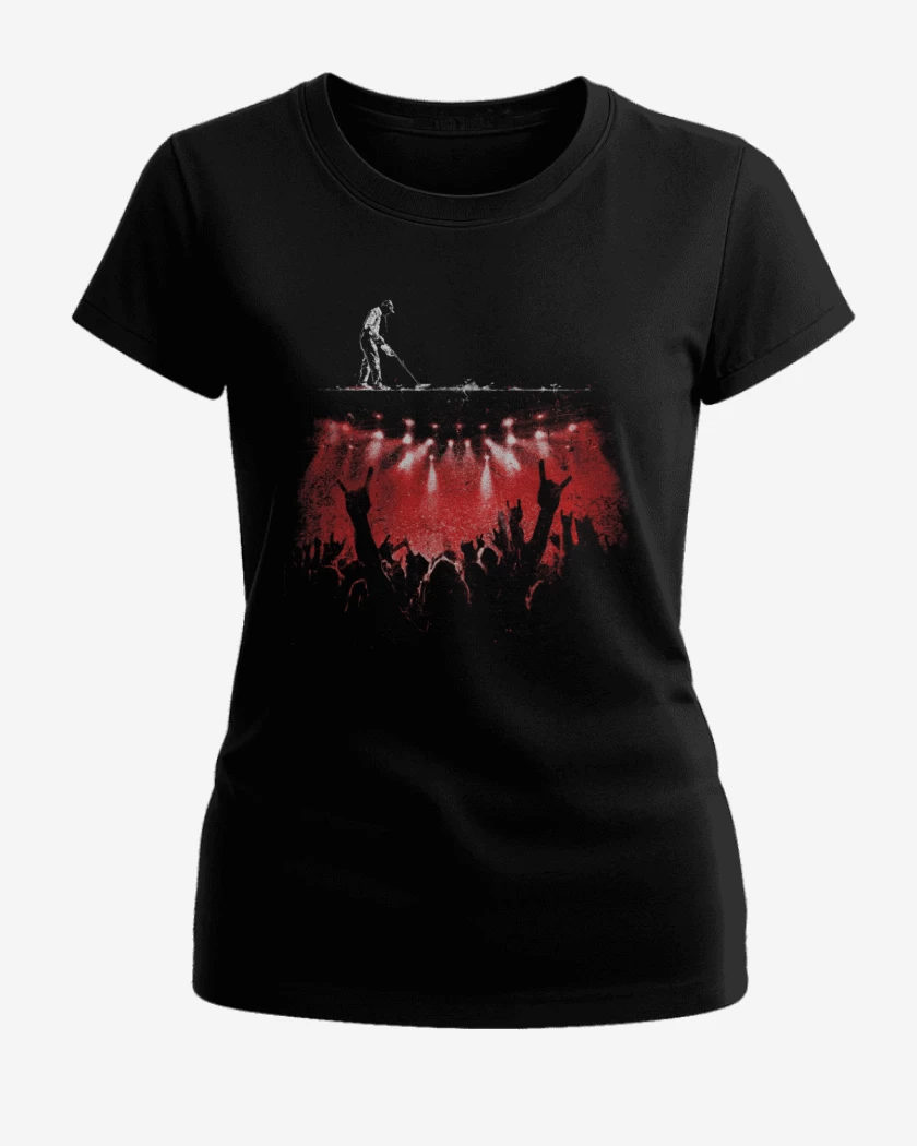 Polera de Mujer Negro de Buscando metal 