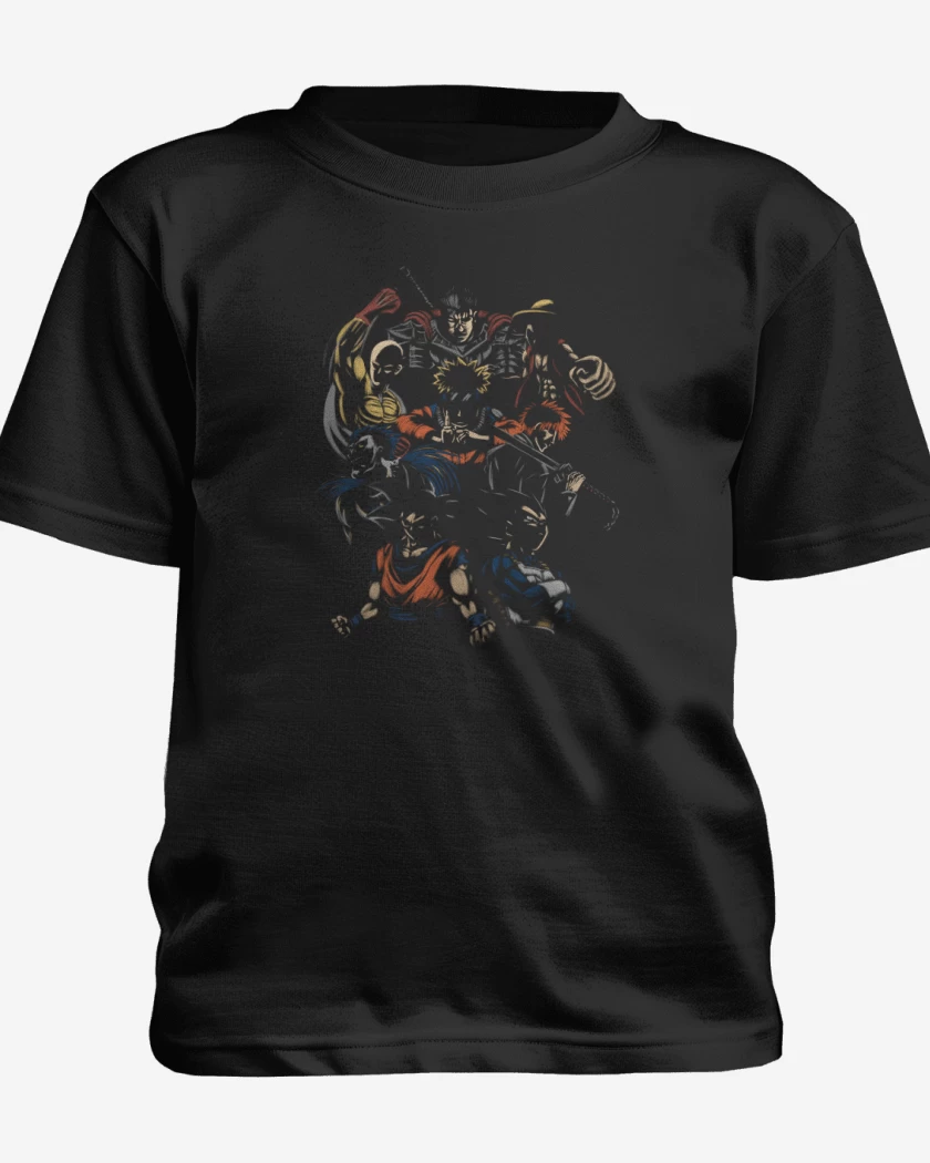 Polera de niño Goku vegeta y los demas