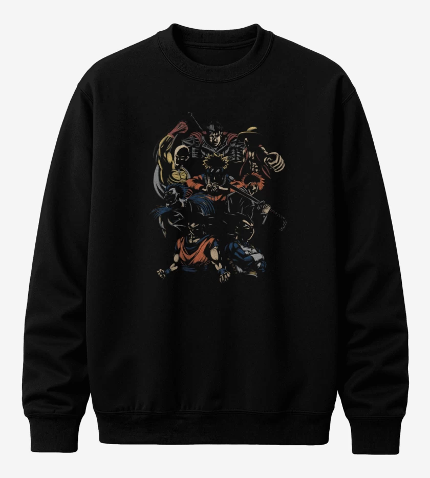 Poleron polo Goku vegeta y los demas