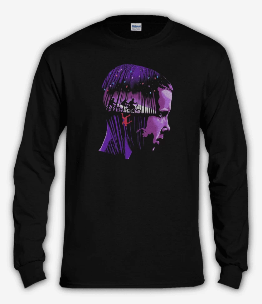 Polera manga larga Negro de Eleven